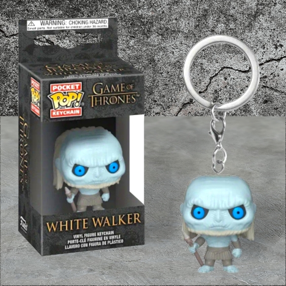 NWT!! FUNKO POP!! Popular Keychain The White Walker From the Game Of Thrones!! - Picture 9 of 11